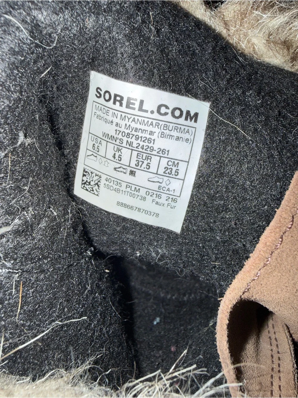 Sorel Caribou Tall Waterproof Winter Boots Size 6.5